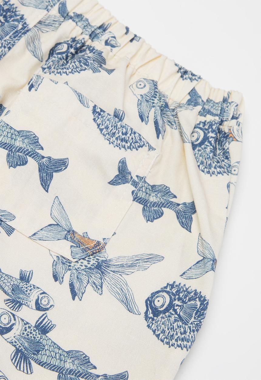 Sticky Fudge - Boys fish shorts - multi