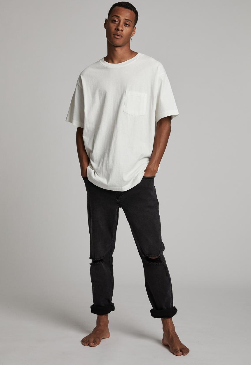 Cotton On - Tapered leg jean - raven black blowout