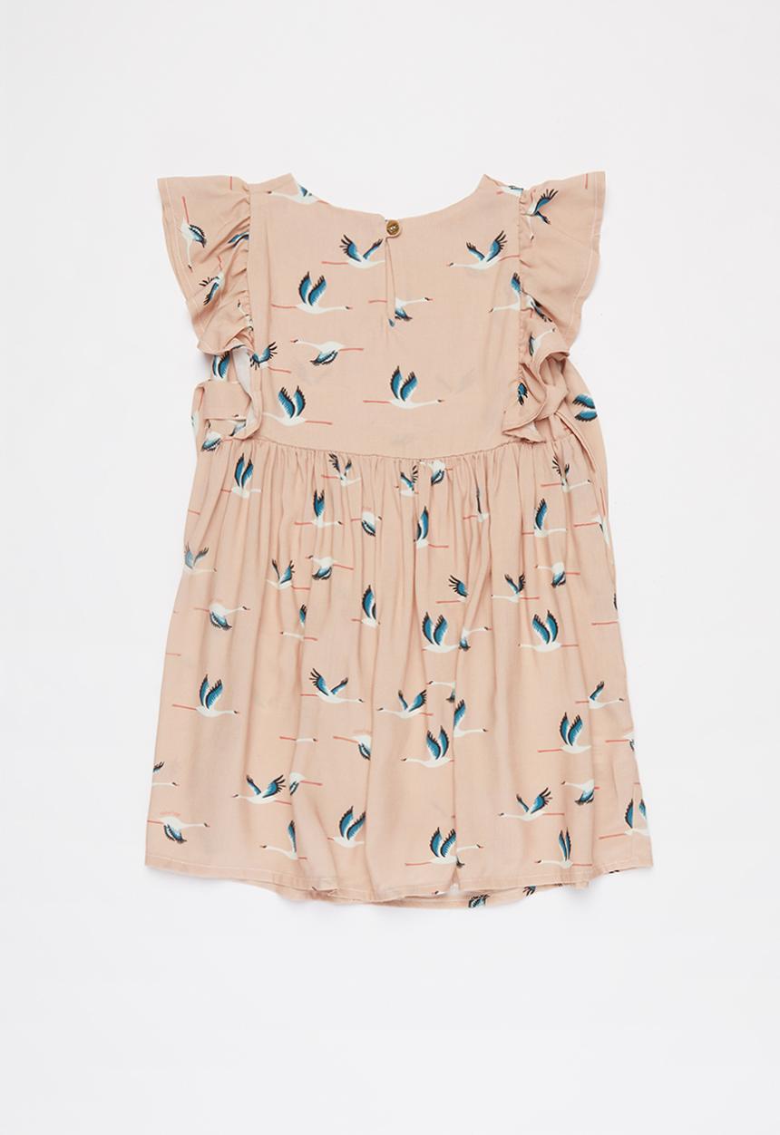 Sticky Fudge - Storks party dress - pink