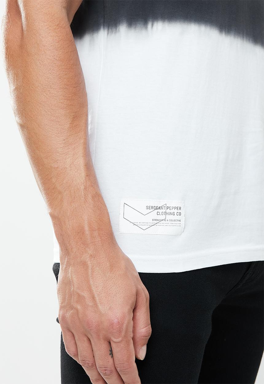 S.P.C.C - Harrow premium straight hem T-shirt - black & white