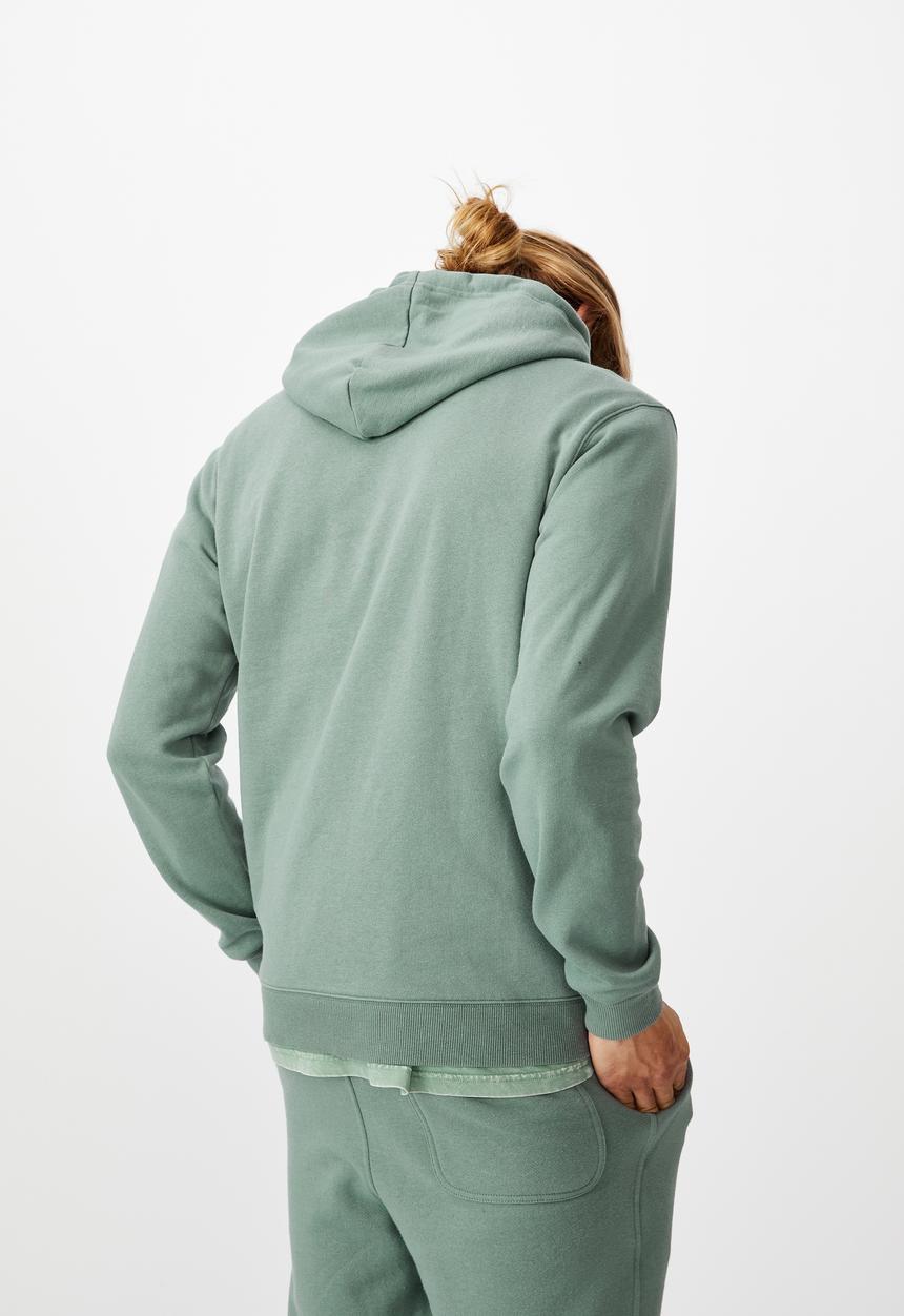 Cotton On - Essential fleece pullover - mineral blue