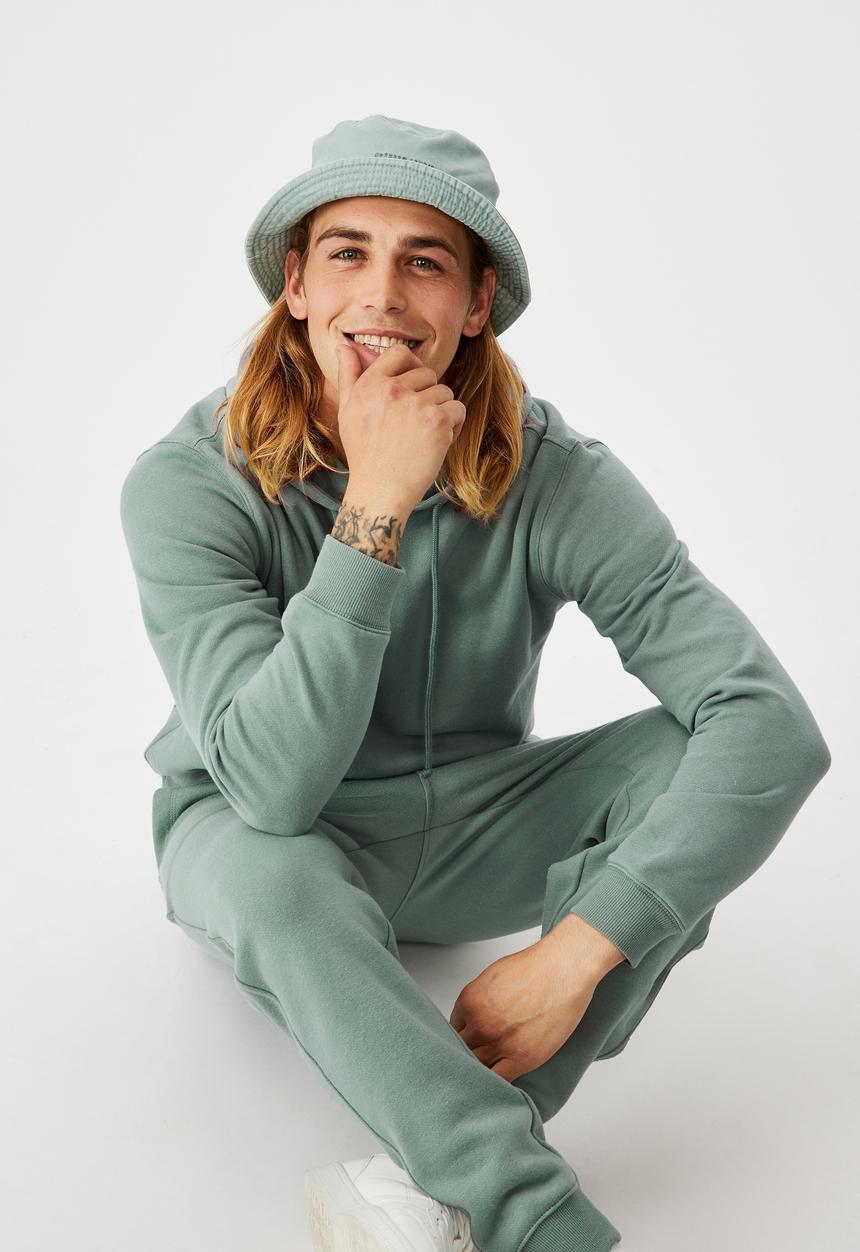 Cotton On - Essential fleece pullover - mineral blue