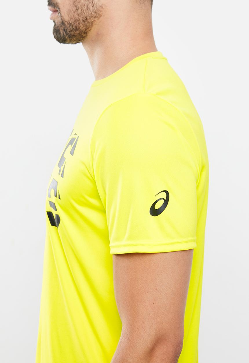 ASICS - Practice short sleeve top - yellow