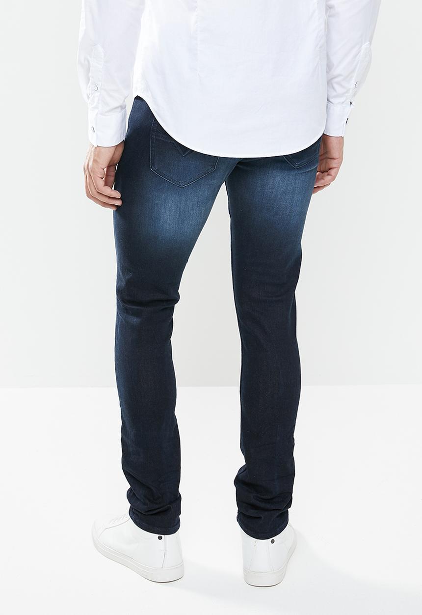 GUESS - Skinny dark wash jeans - blue