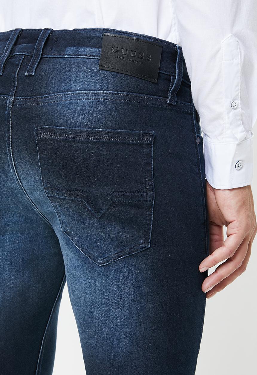 GUESS - Skinny dark wash jeans - blue