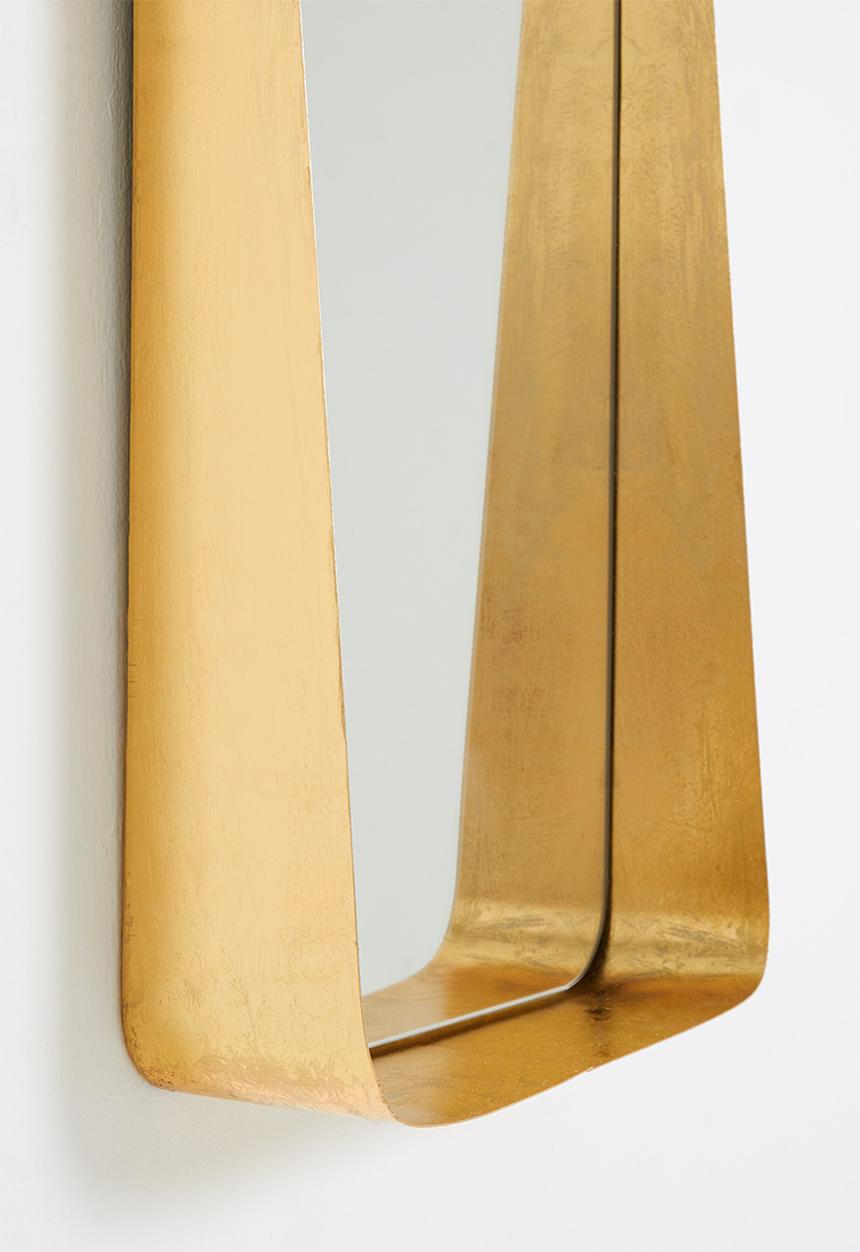 Sixth Floor - Arnett framed mirror - gold