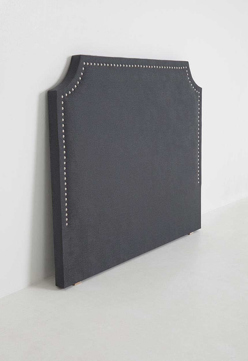 Fine Living - Oscar studded headboard - steel 