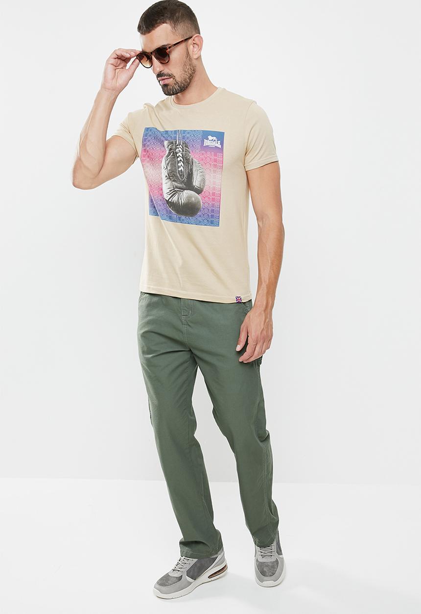 Lonsdale - The glove crew neck tee - brown