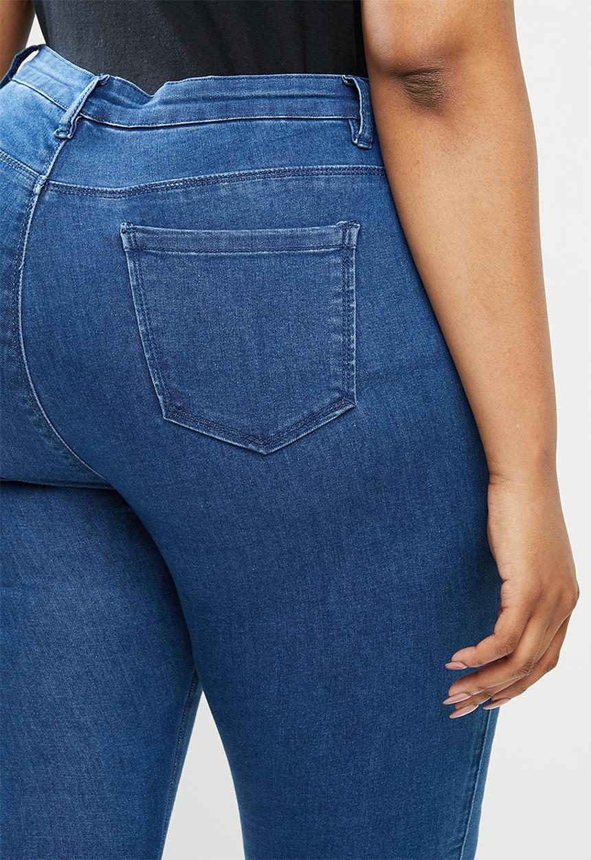 Missguided - Anarchy mid rise skinny jeans - blue