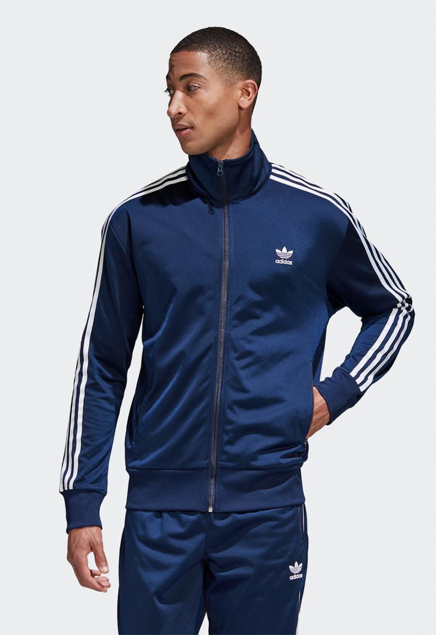 adidas Originals - Firebird tracktop - navy & white