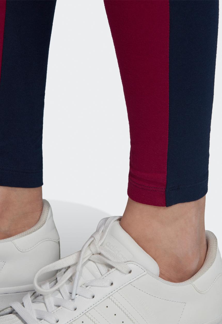 adidas Originals - Large logo tights - collegiate navy & power berry