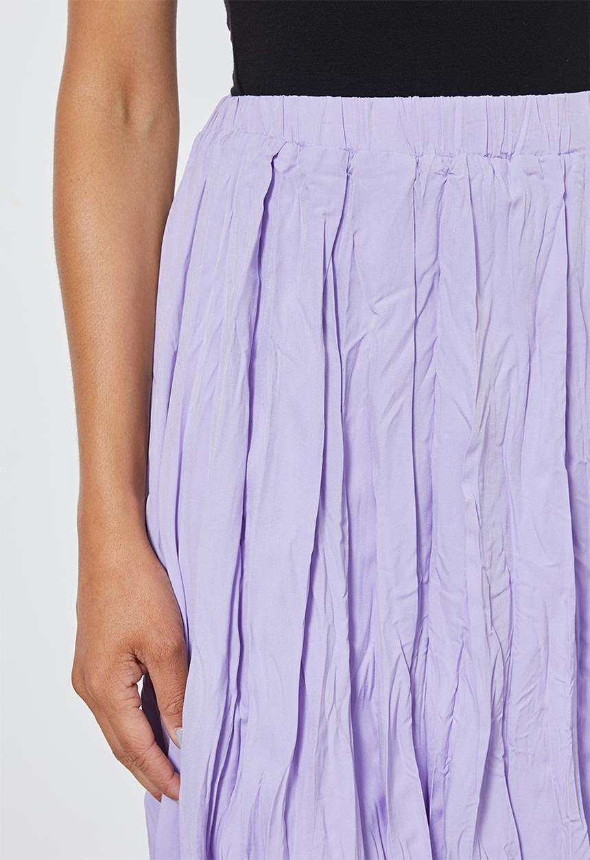 Superbalist - Crushed midi skirt - lilac