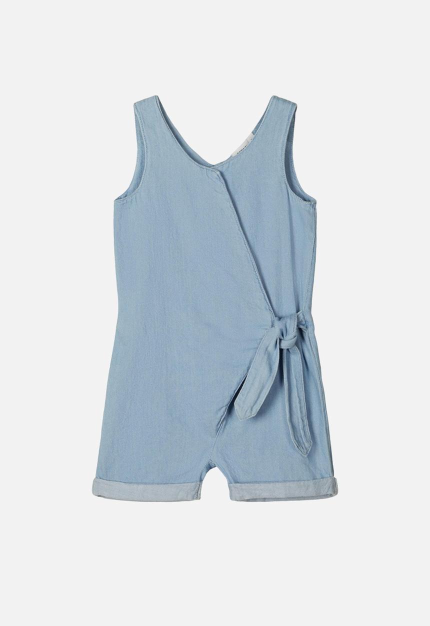 Name It - Agness sleeveless denim playsuit - blue