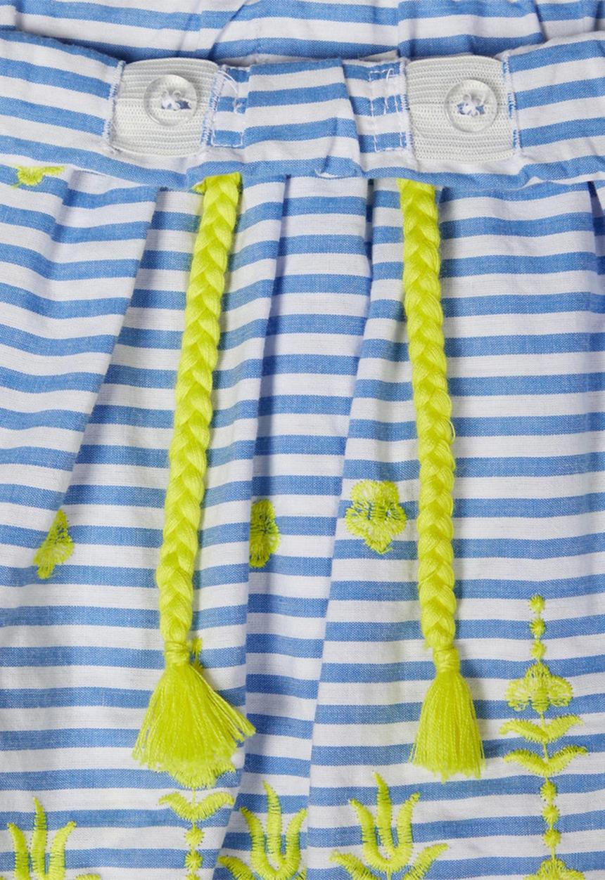 Name It - Jilly stripe skirt - colony blue