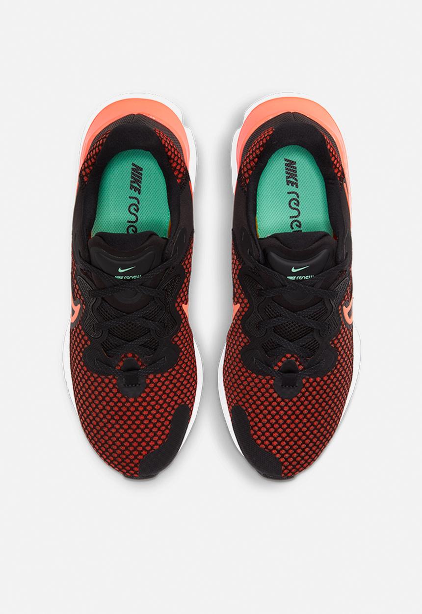 Nike - Nike renew run 2 - black/hyper crimson-chile red-green glow