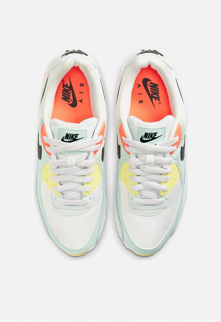 Nike - Nike air max 90 - summit white/dk smoke grey-barely green