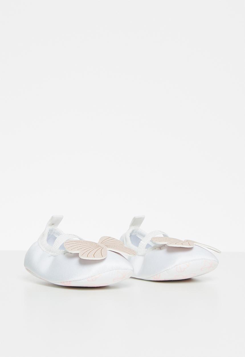 Pop Candy - Girls butterfly pump - white
