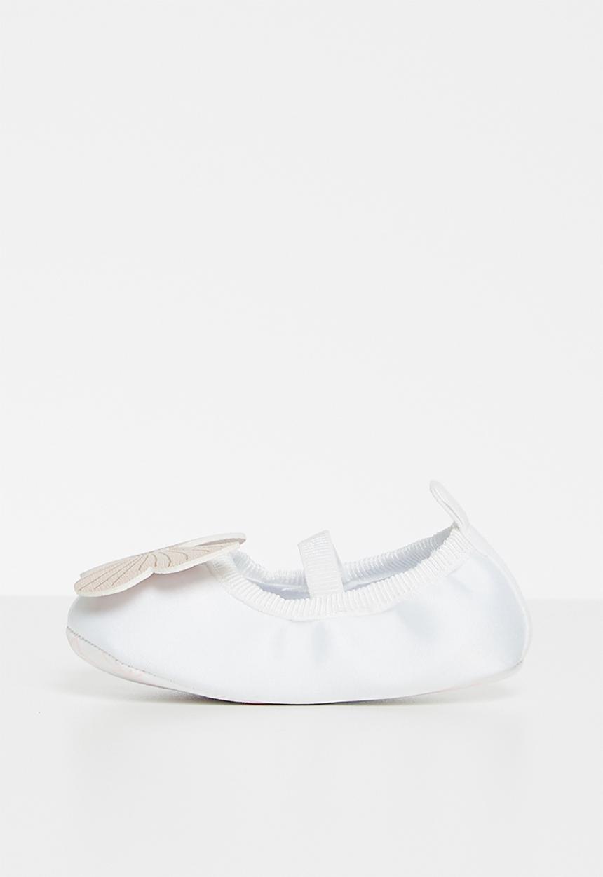 Pop Candy - Girls butterfly pump - white