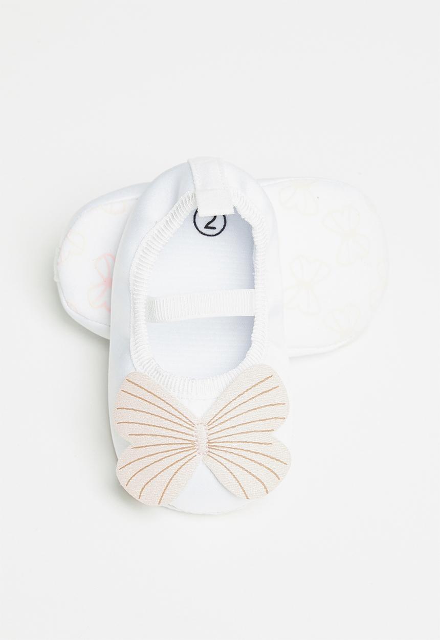 Pop Candy - Girls butterfly pump - white