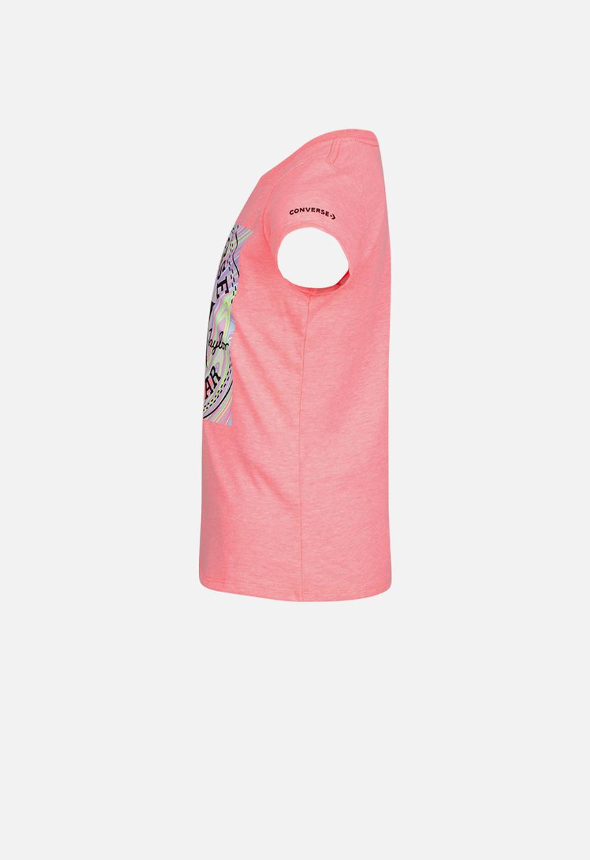 Converse - Cnvg marle print cp box tee - electric blush heather