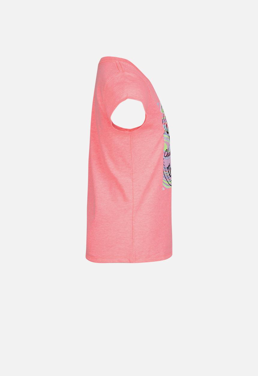 Converse - Cnvg marle print cp box tee - electric blush heather