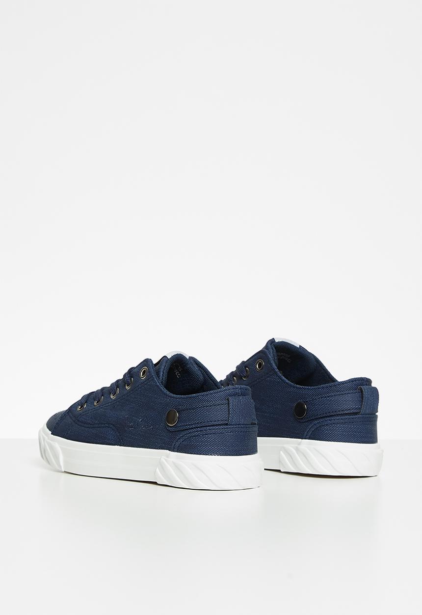 Pierre Cardin - Tab back sneaker - navy