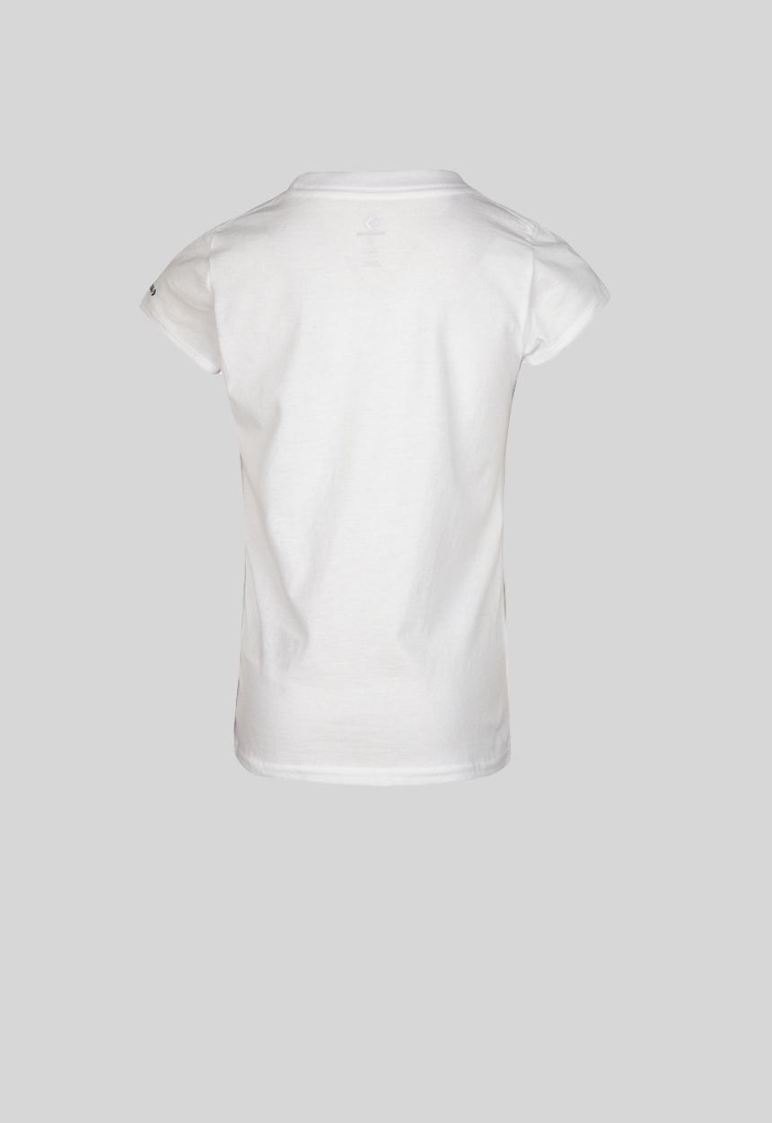 Converse - Cnvg faux sequin heart tee - white