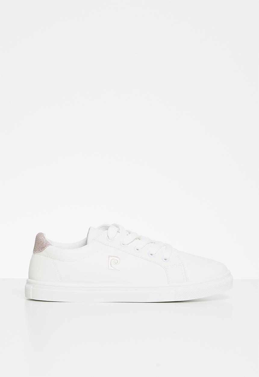 Pierre Cardin - Contrast trim sneaker - white