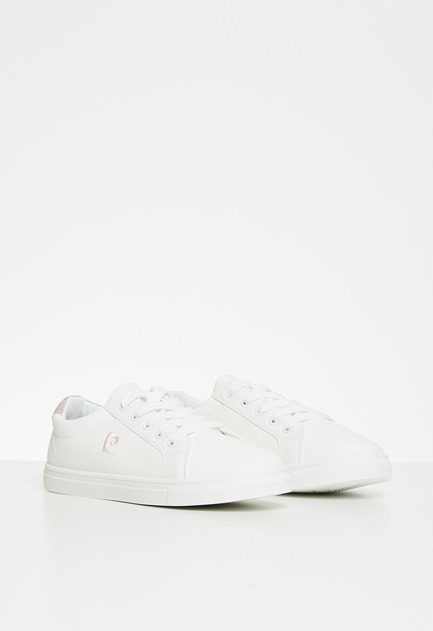 Pierre Cardin - Contrast trim sneaker - white