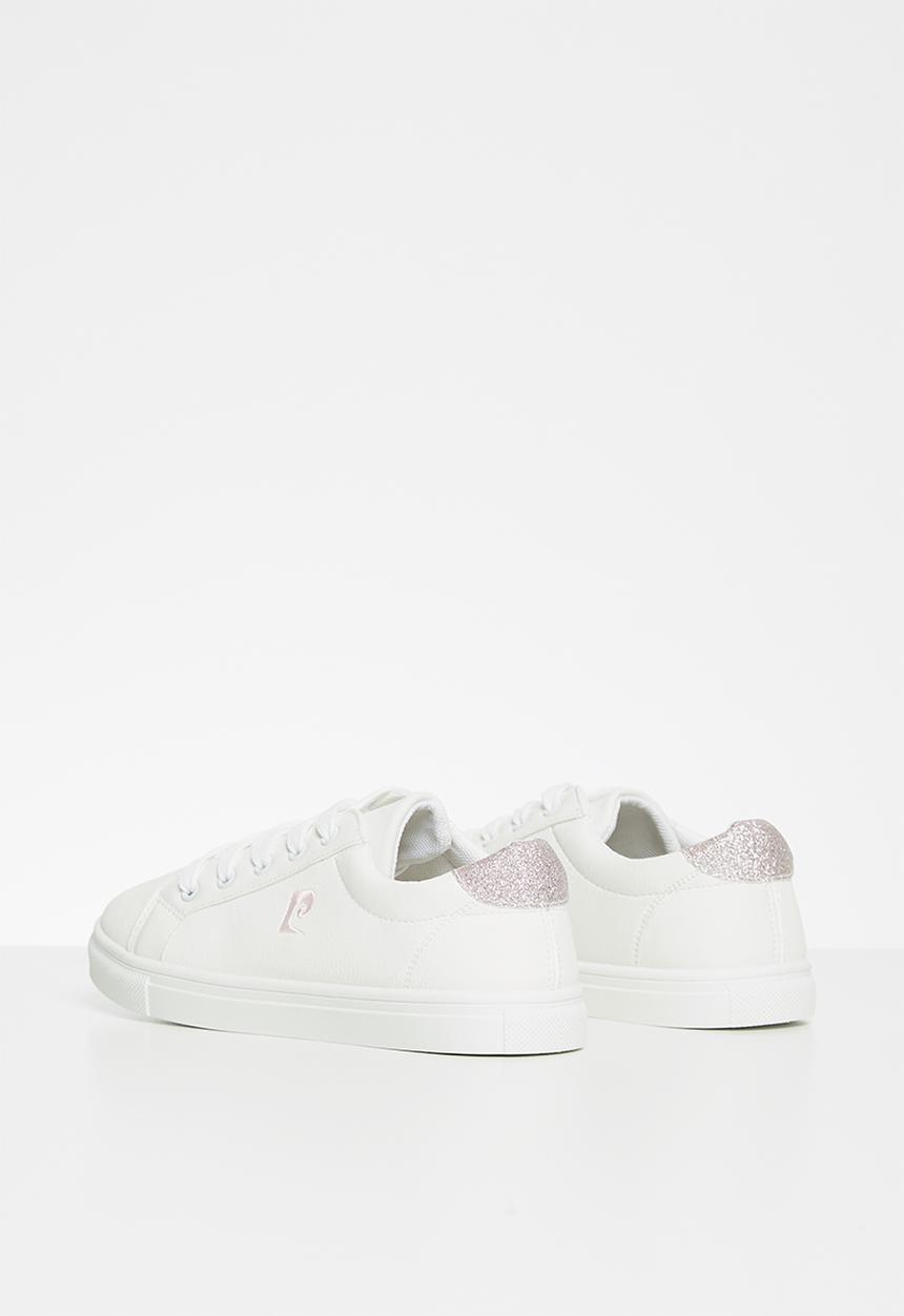 Pierre Cardin - Contrast trim sneaker - white