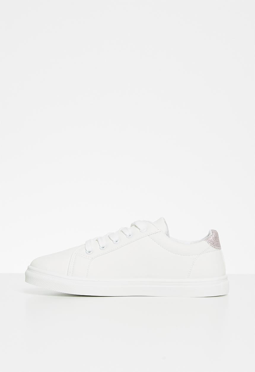 Pierre Cardin - Contrast trim sneaker - white