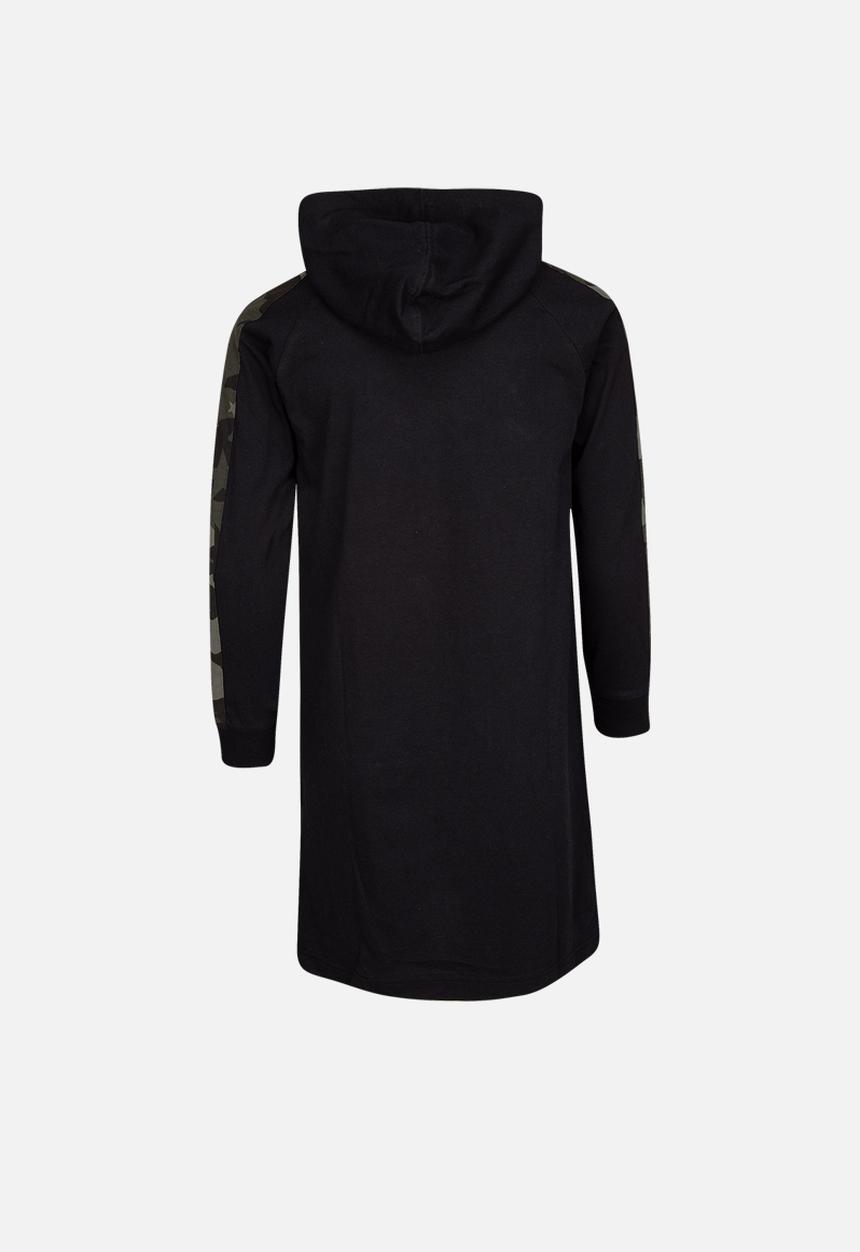 Converse - Camo inset hoodie dress - multi