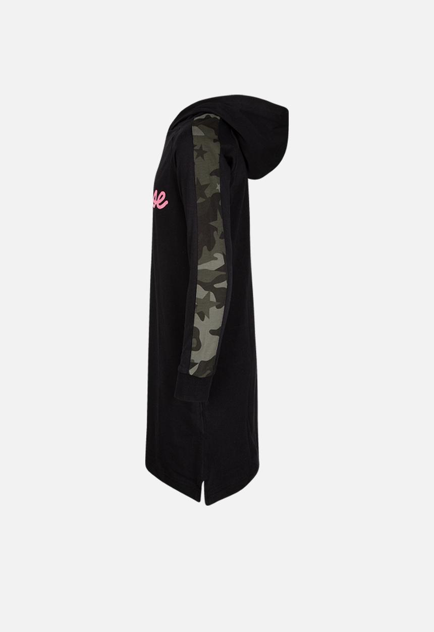 Converse - Camo inset hoodie dress - multi