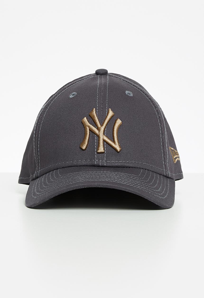 New Era - 9forty New York Yankees - grey & dark gold