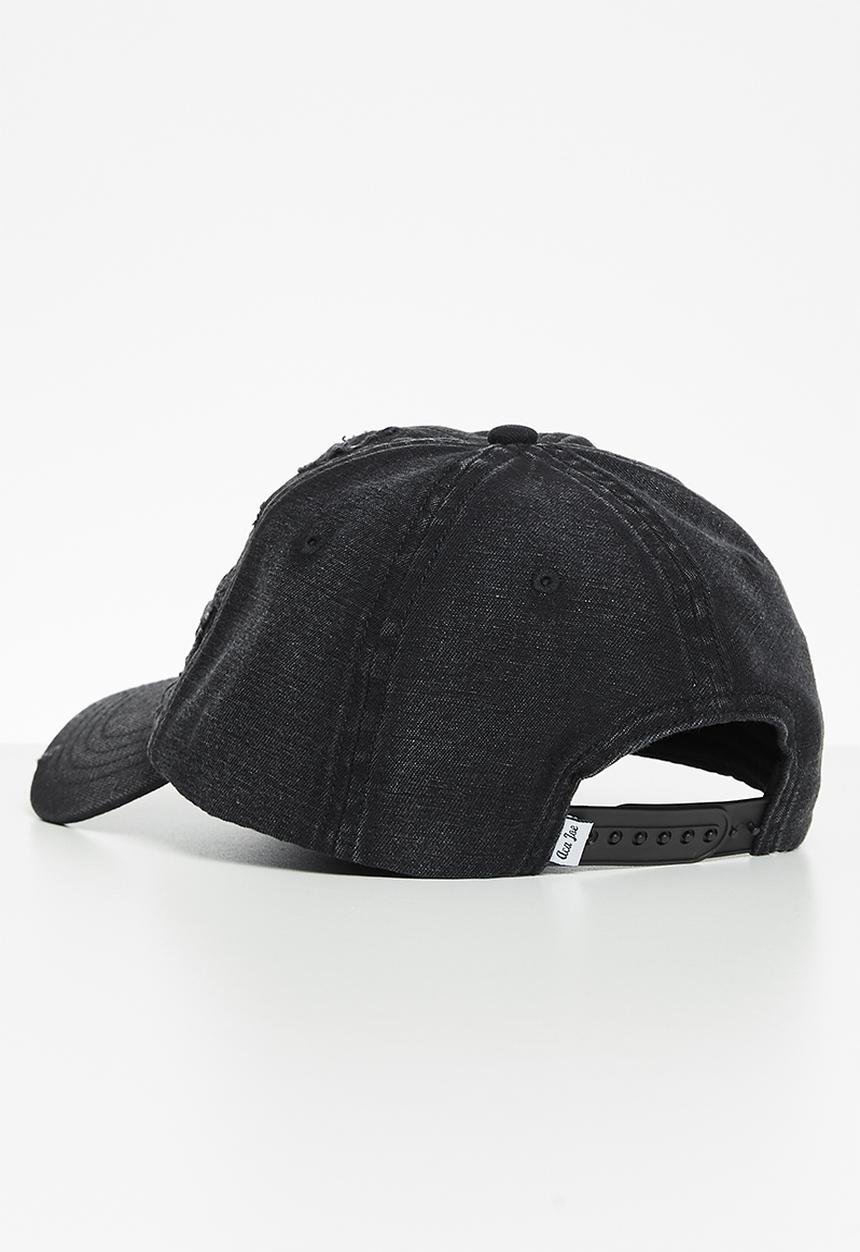 Aca Joe - Mens aca joe embroidery cap - black