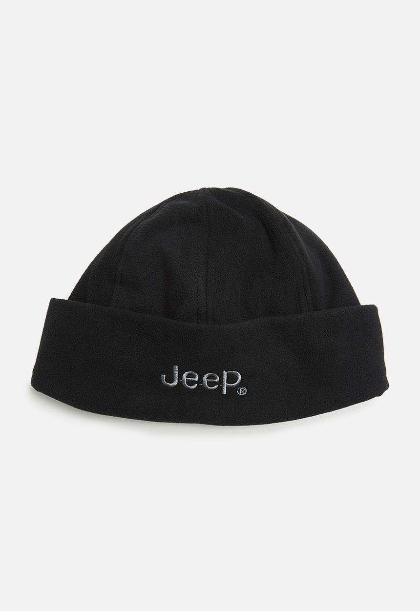 JEEP - Polar fleece beanie - black