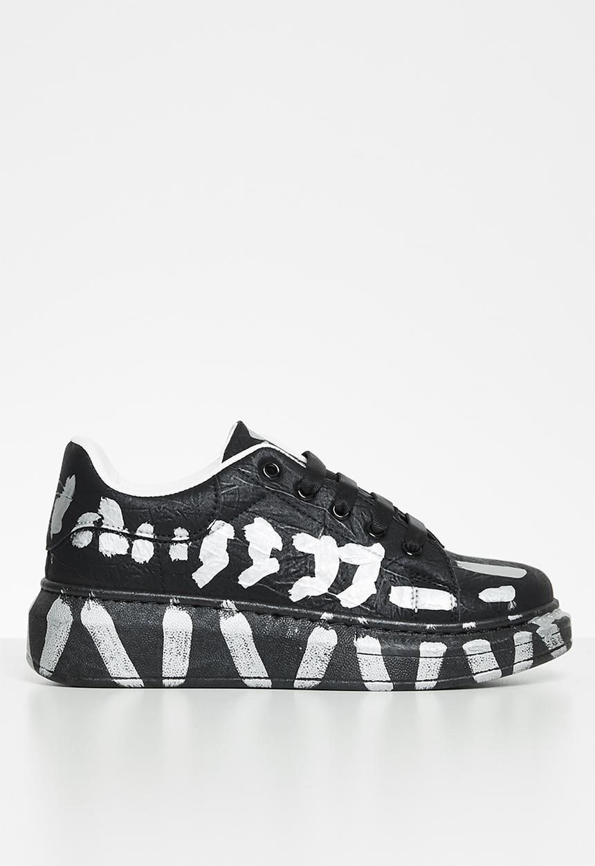 UrbanArt - Hype 2 sneaker - black & silver