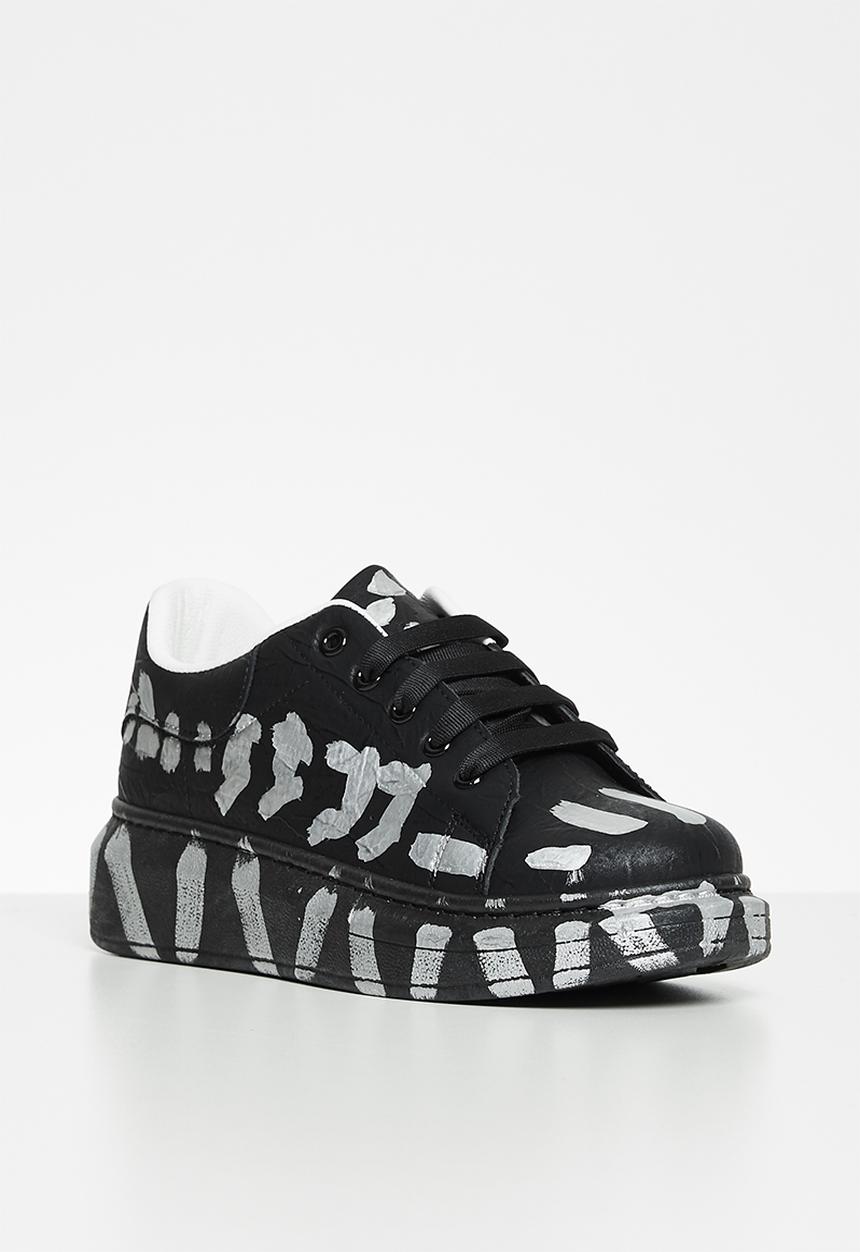 UrbanArt - Hype 2 sneaker - black & silver