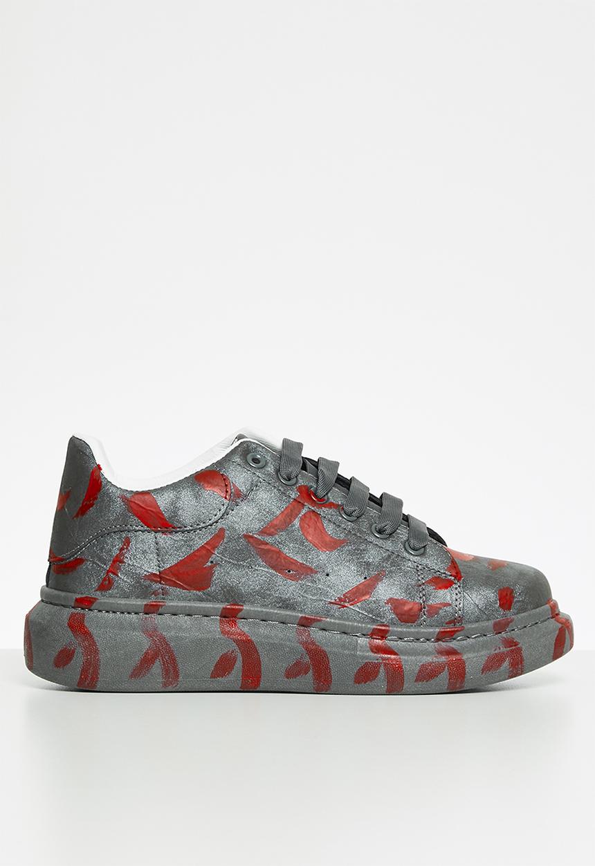 UrbanArt - Hype 2 sneaker - grey & red