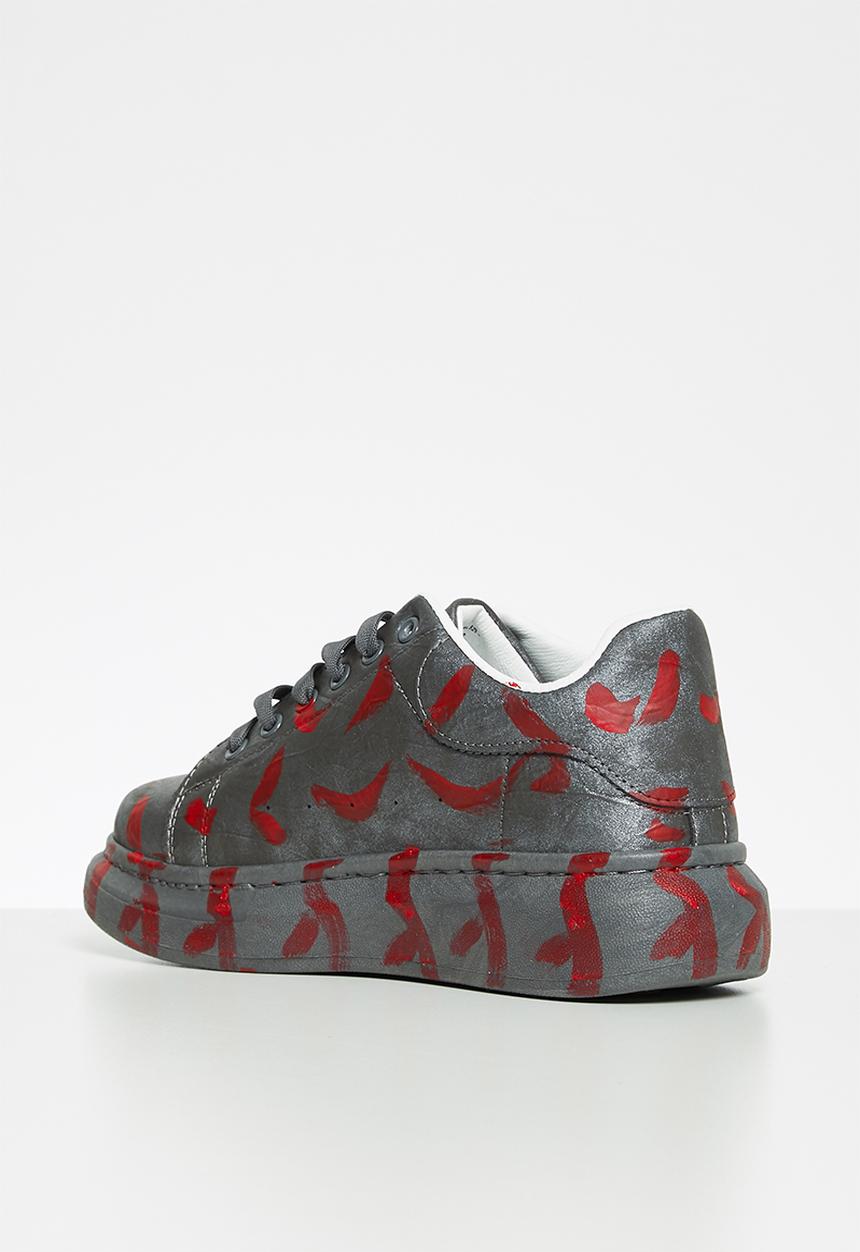 UrbanArt - Hype 2 sneaker - grey & red