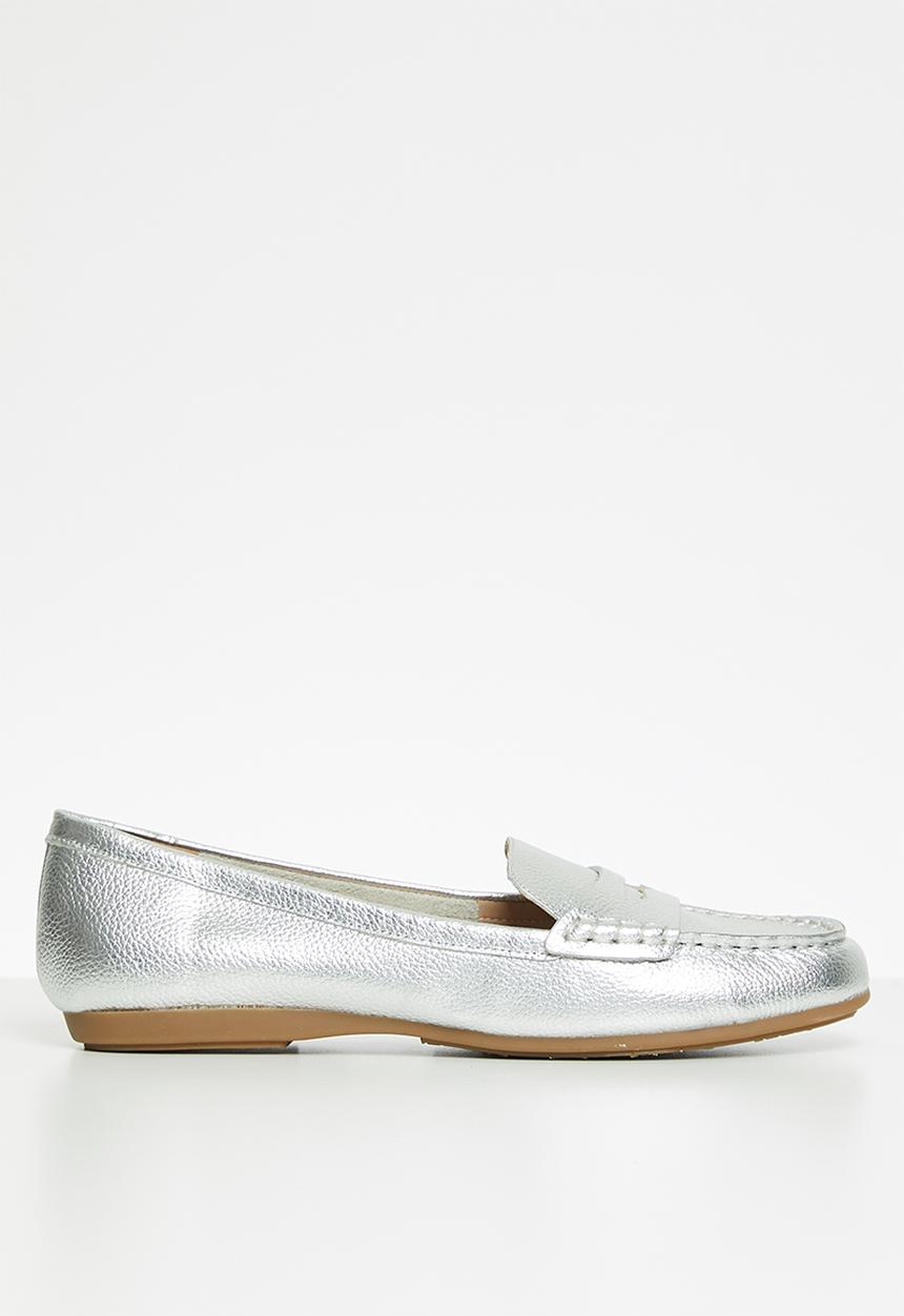 ALDO - Gweaviel leather loafer - silver