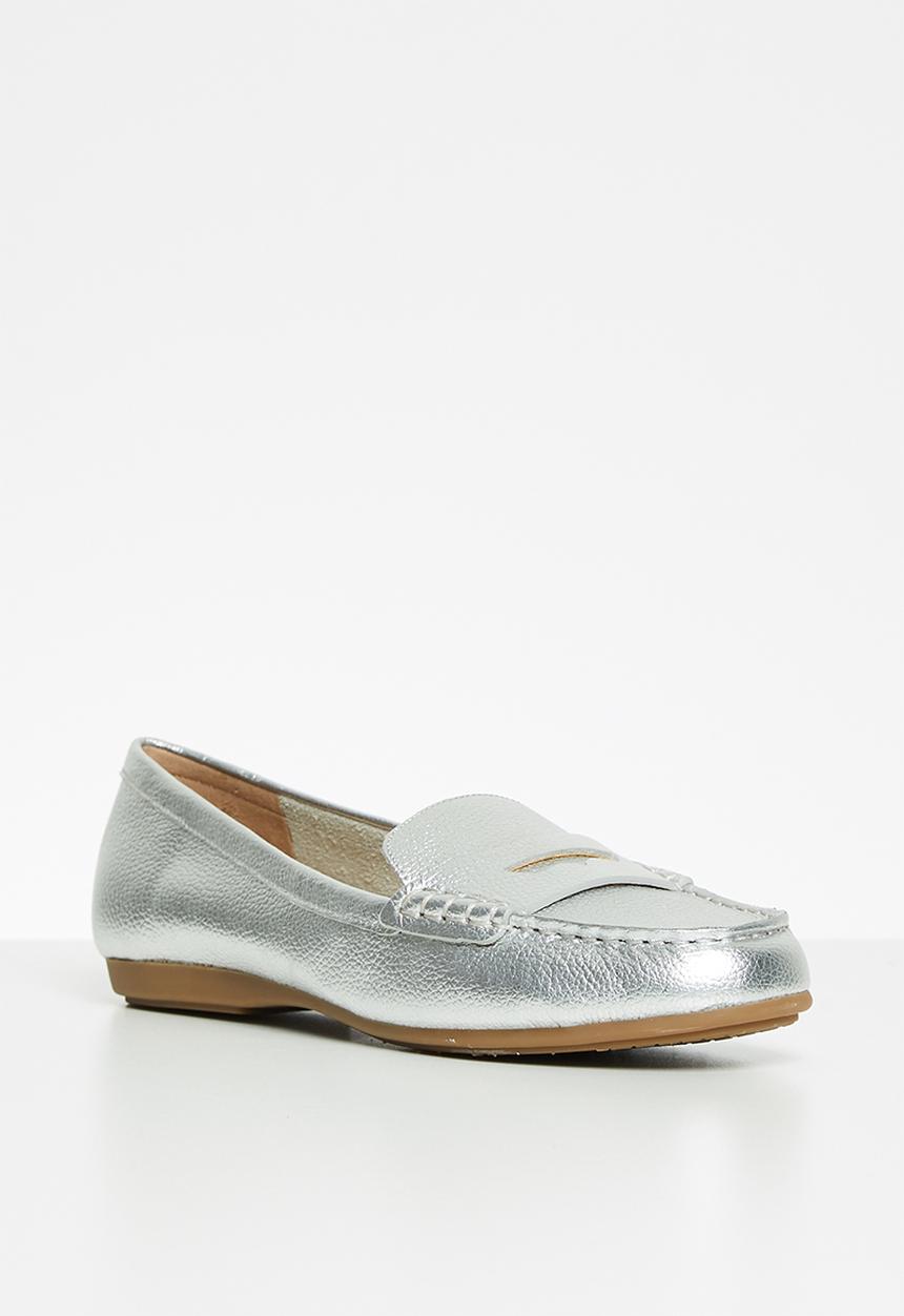ALDO - Gweaviel leather loafer - silver
