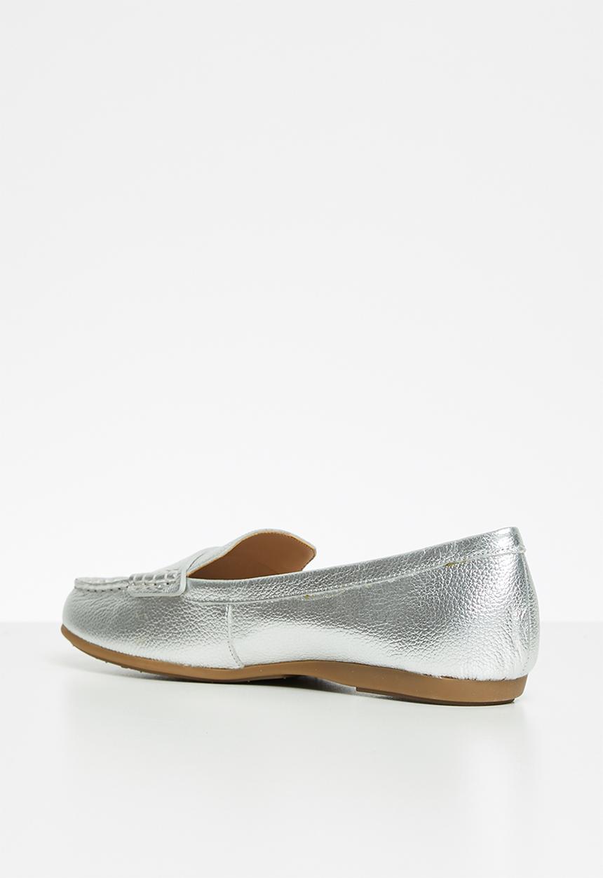 ALDO - Gweaviel leather loafer - silver
