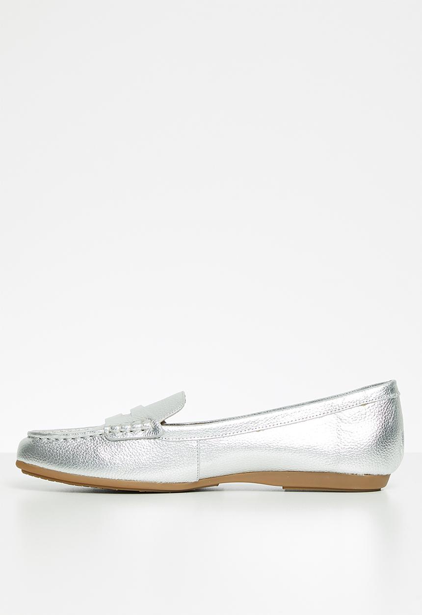 ALDO - Gweaviel leather loafer - silver