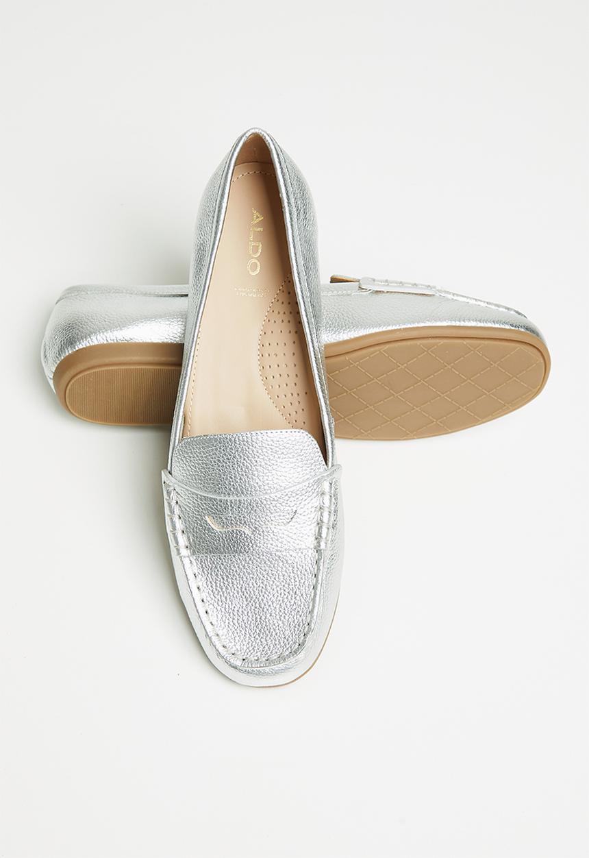 ALDO - Gweaviel leather loafer - silver