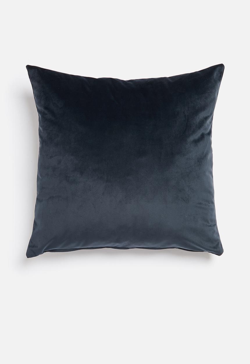 Hertex Haus - Outdoor velvet cushion cover - navy