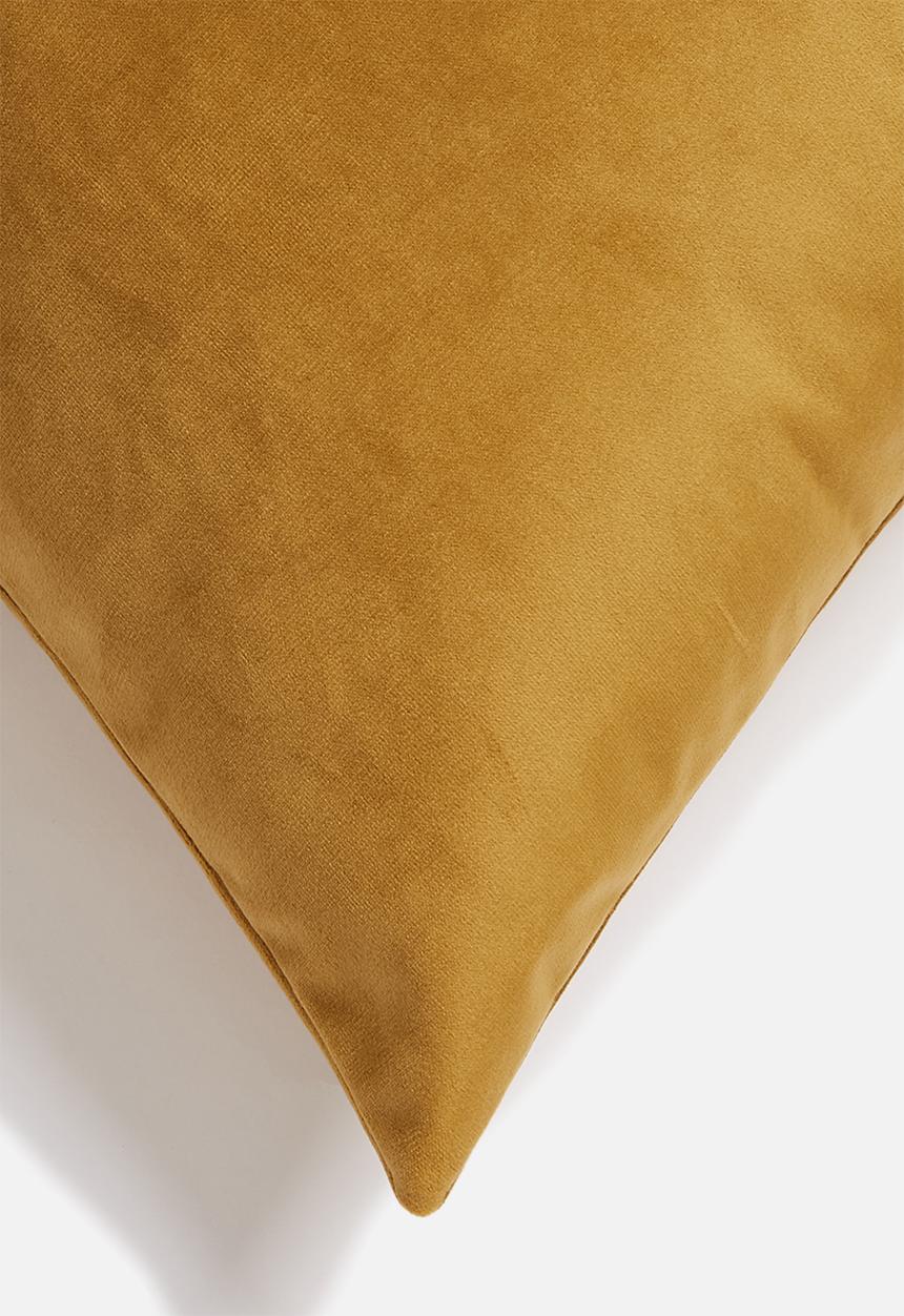 Hertex Haus - Outdoor velvet cushion cover - dijon