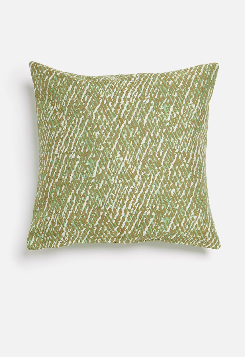 Hertex Haus - Gator woven outdoor cushion cover - sea spray