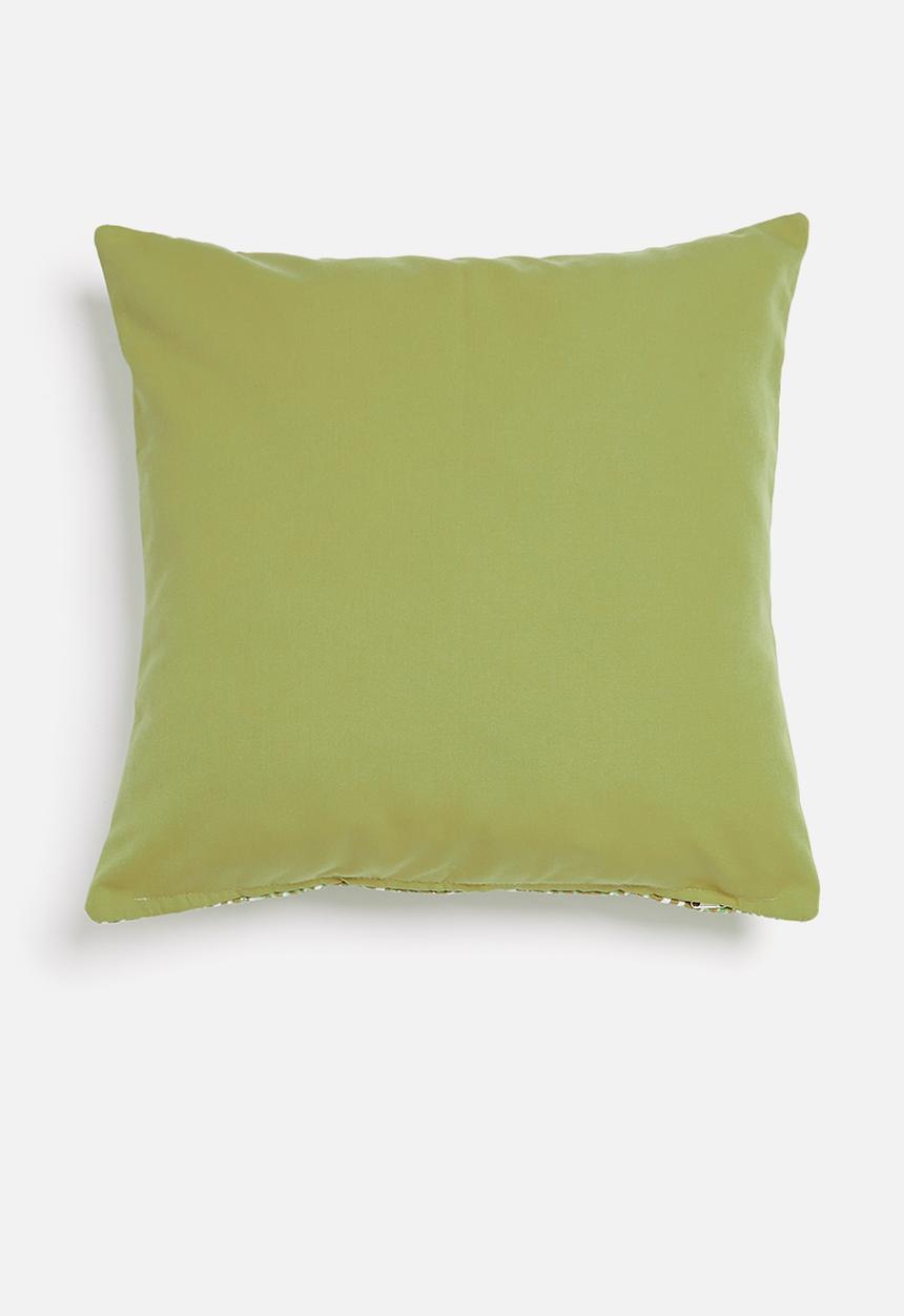 Hertex Haus - Gator woven outdoor cushion cover - sea spray