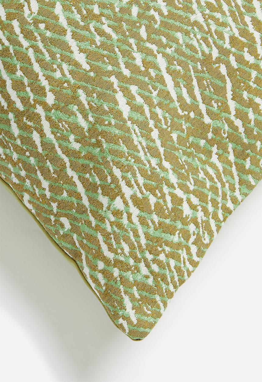 Hertex Haus - Gator woven outdoor cushion cover - sea spray